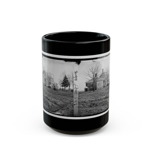 Falmouth, Va., Vicinity. Major Lacy's House Opposite Fredericksburg (U.S. Civil War) Black Coffee Mug