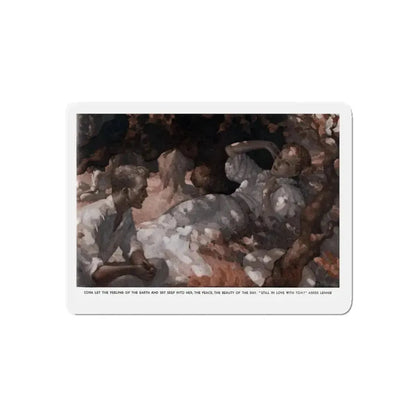 False Spring (Pt. 2), Ladies' Home Journal, May 1936 (Magazine Illustration) Refrigerator Magnet 4 Inch Die-Cut - The Sticker Space