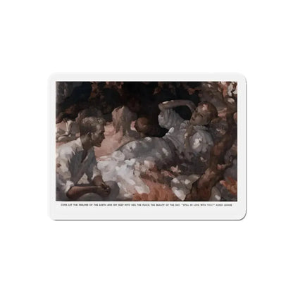 False Spring (Pt. 2), Ladies' Home Journal, May 1936 (Magazine Illustration) Refrigerator Magnet 5 Inch Die-Cut - The Sticker Space