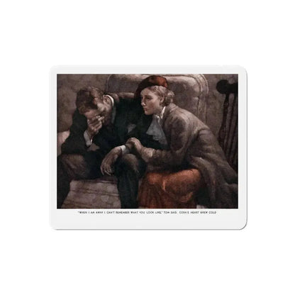 False Spring (Pt. 3), Ladies' Home Journal, June 1936 (Magazine Illustration) Refrigerator Magnet 6 Inch Die-Cut - The Sticker Space