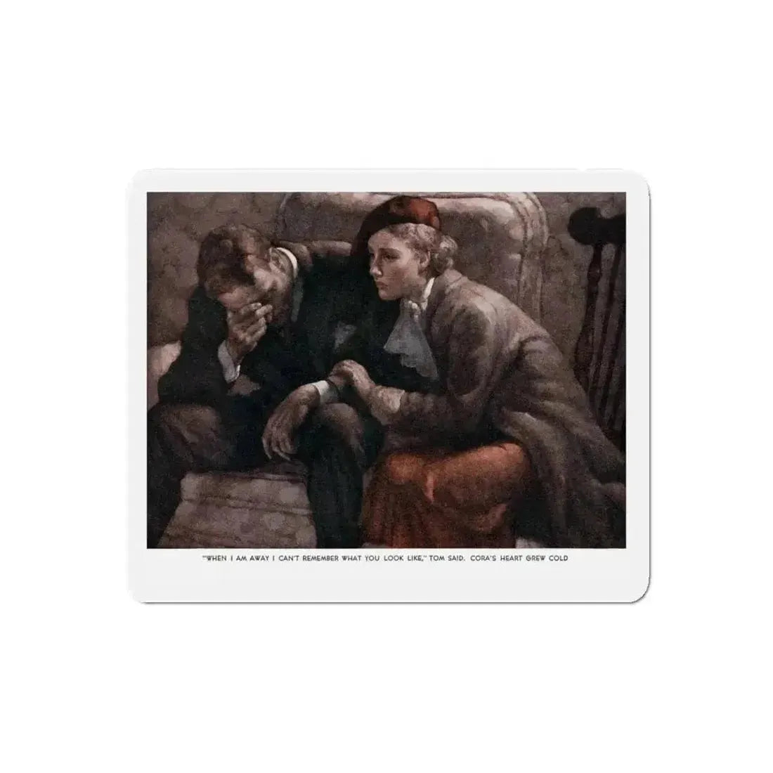 False Spring (Pt. 3), Ladies' Home Journal, June 1936 (Magazine Illustration) Refrigerator Magnet - The Sticker Space