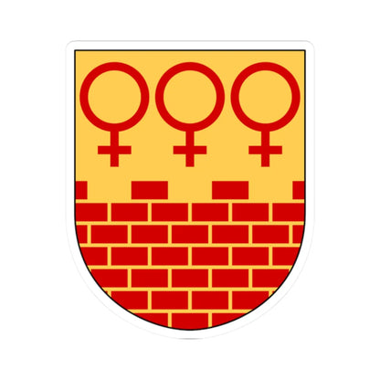 Falun vapen (Sweden) (Coat of Arms) STICKER Vinyl Kiss-Cut Decal 2 Inch White - The Sticker Space