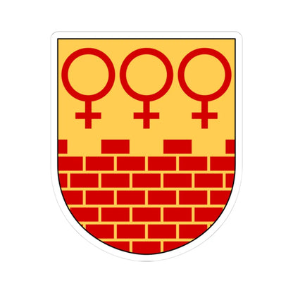 Falun vapen (Sweden) (Coat of Arms) STICKER Vinyl Kiss-Cut Decal 3 Inch White - The Sticker Space