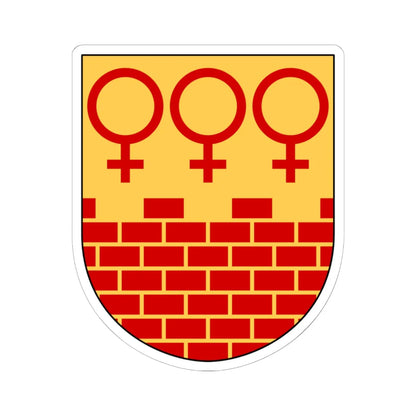 Falun vapen (Sweden) (Coat of Arms) STICKER Vinyl Kiss-Cut Decal 6 Inch White - The Sticker Space