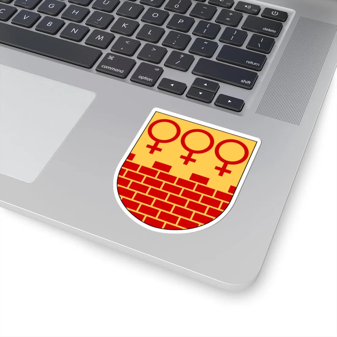 Falun vapen (Sweden) (Coat of Arms) STICKER Vinyl Kiss-Cut Decal - The Sticker Space