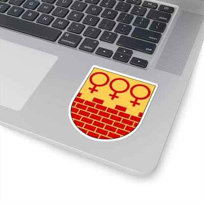 Falun vapen (Sweden) (Coat of Arms) STICKER Vinyl Kiss-Cut Decal - The Sticker Space