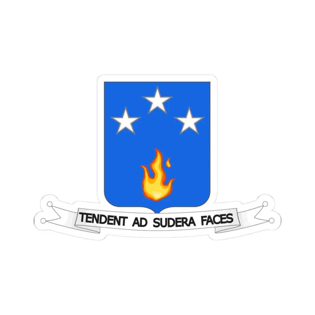 Famiglia Facelli-Stemma (Italy) (Coat of Arms) STICKER Vinyl Kiss-Cut Decal 3 Inch White - The Sticker Space