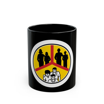 Family Life (Boy Scout Merit Badge) Black Coffee Mug-11oz-The Sticker Space