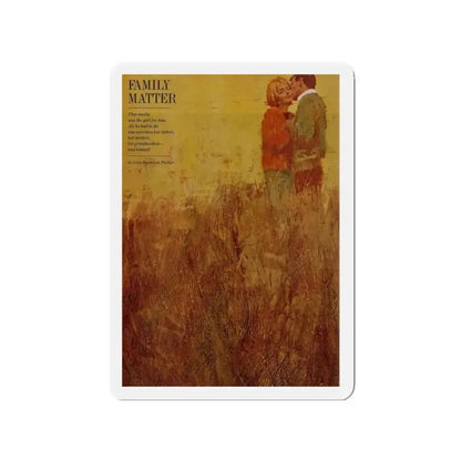 Family Matter, Redbook, July 1965 (Magazine Illustration) Refrigerator Magnet - The Sticker Space