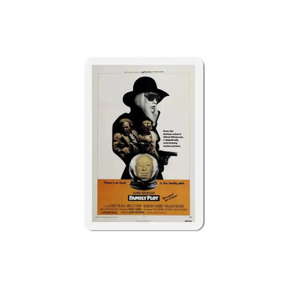 Family Plot 1976 Movie Poster Refrigerator Magnet 4 Inch - The Sticker Space