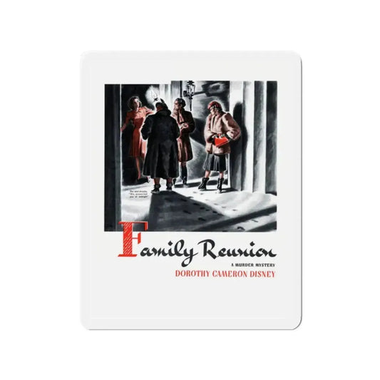 Family Reunion (1), Woman's Home Companion, April 1940 (Magazine Illustration) Refrigerator Magnet 2 Inch Die-Cut - The Sticker Space