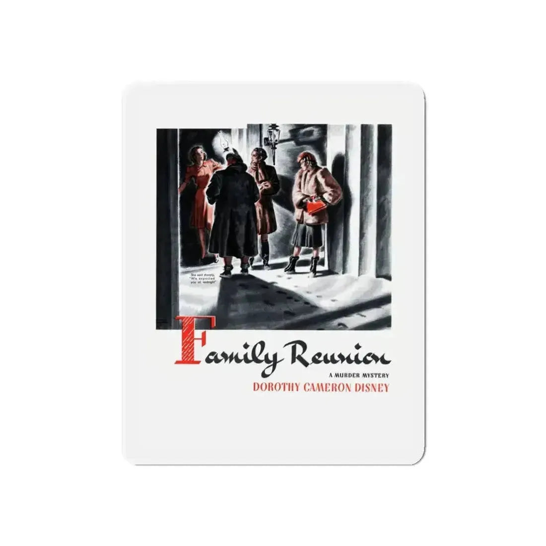 Family Reunion (1), Woman's Home Companion, April 1940 (Magazine Illustration) Refrigerator Magnet - The Sticker Space