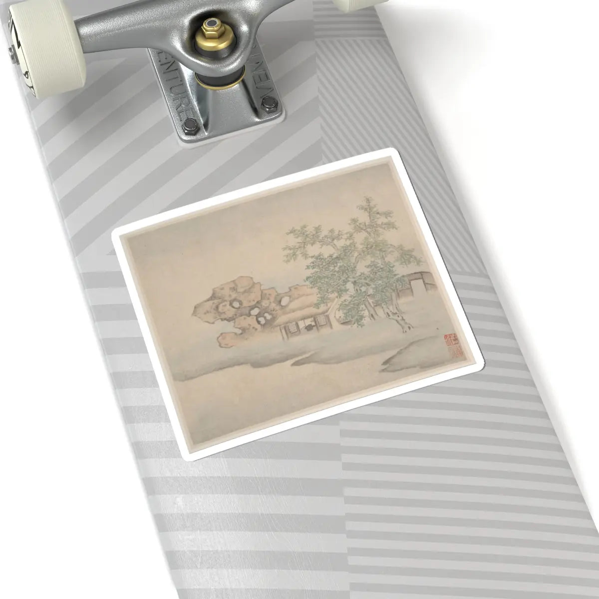 Fan Qi - Landscapes - dated 1646 v1 - STICKER Vinyl Kiss-Cut Decal
