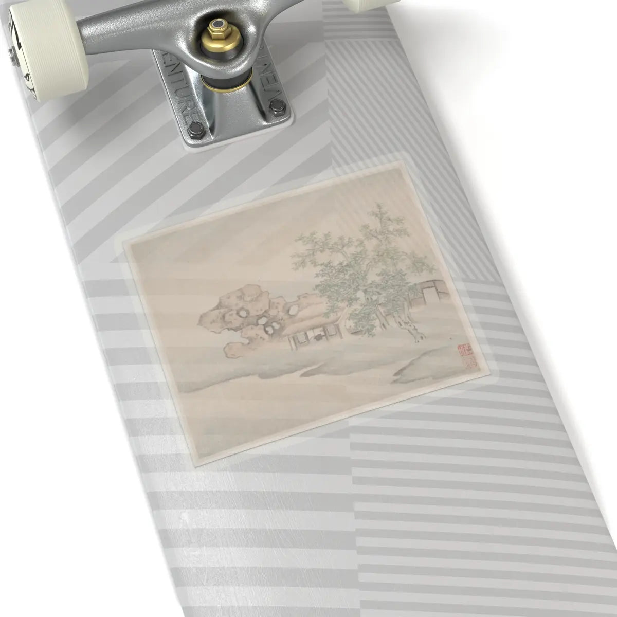 Fan Qi - Landscapes - dated 1646 v1 - STICKER Vinyl Kiss-Cut Decal