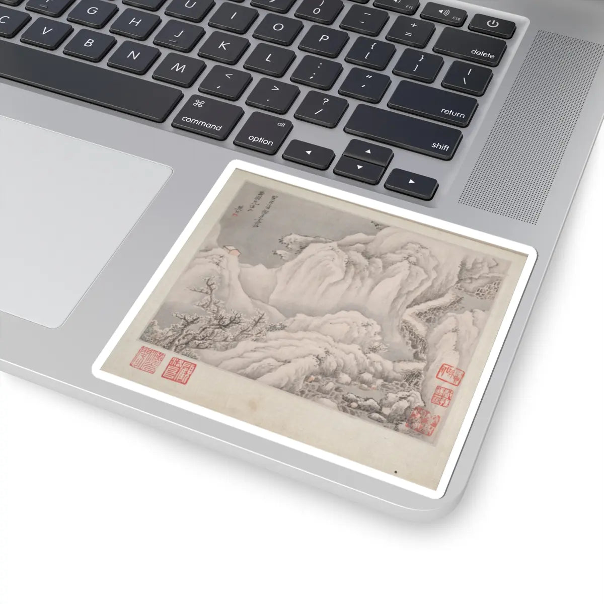 Fan Qi - Landscapes Painted for Yuweng - dated 1673 v8 - STICKER Vinyl Kiss-Cut Decal
