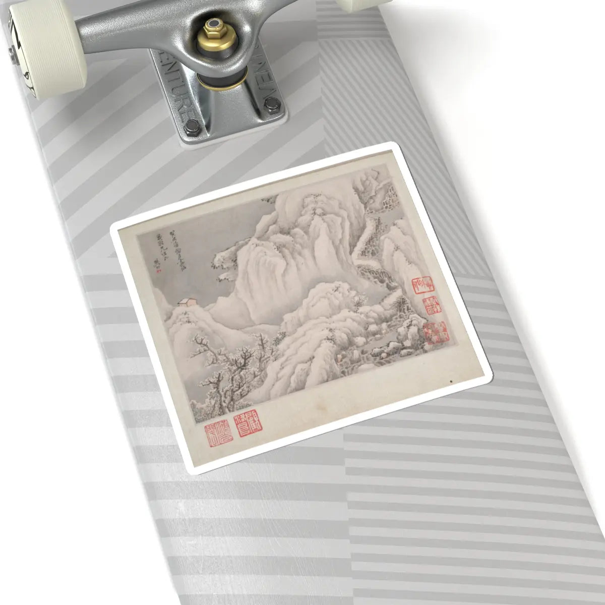 Fan Qi - Landscapes Painted for Yuweng - dated 1673 v8 - STICKER Vinyl Kiss-Cut Decal