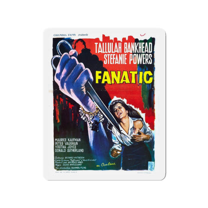 FANATIC (DIE! DIE! MY DARLING!) 1965 Movie Poster - Die-Cut Magnet-3" x 3"-The Sticker Space