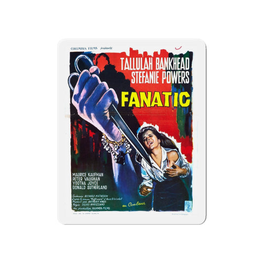 FANATIC (DIE! DIE! MY DARLING!) 1965 Movie Poster - Die-Cut Magnet-6 × 6"-The Sticker Space