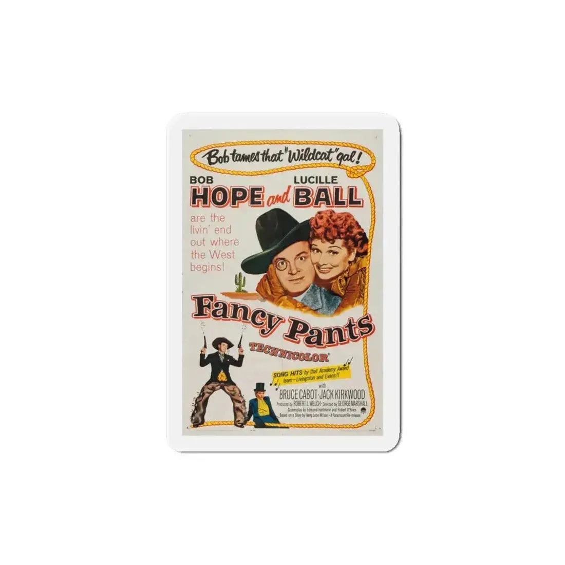 Fancy Pants 1950 Movie Poster Refrigerator Magnet - The Sticker Space