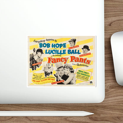 Fancy Pants 1950 v2 Movie Poster STICKER Vinyl Die-Cut Decal-The Sticker Space