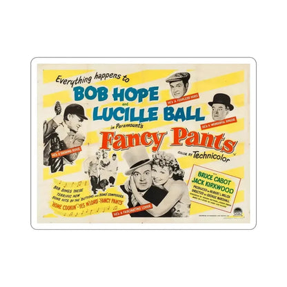 Fancy Pants 1950 v2 Movie Poster STICKER Vinyl Die-Cut Decal 5 Inch - The Sticker Space