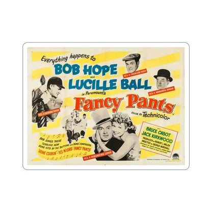Fancy Pants 1950 v2 Movie Poster STICKER Vinyl Die-Cut Decal - The Sticker Space