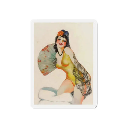 Fandang Oh! (Magazine Illustration) Refrigerator Magnet 3 Inch Die-Cut - The Sticker Space