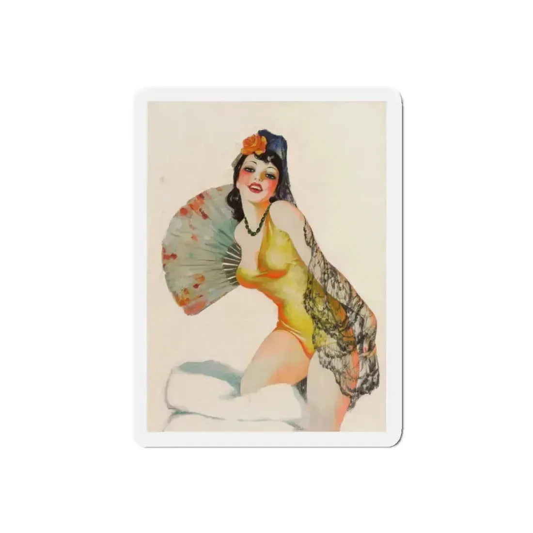 Fandang Oh! (Magazine Illustration) Refrigerator Magnet 5 Inch Die-Cut - The Sticker Space