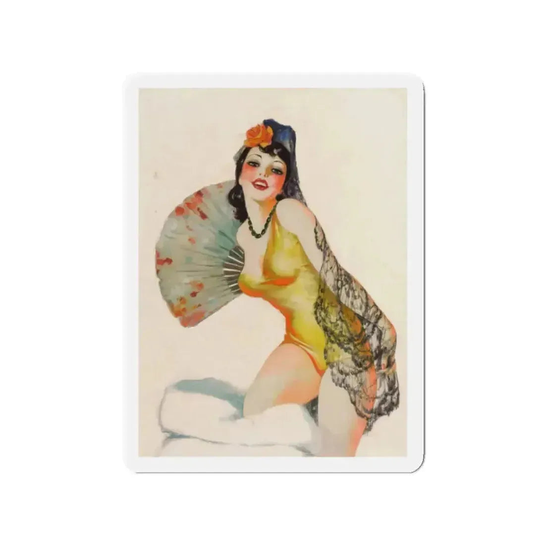 Fandang Oh! (Magazine Illustration) Refrigerator Magnet - The Sticker Space