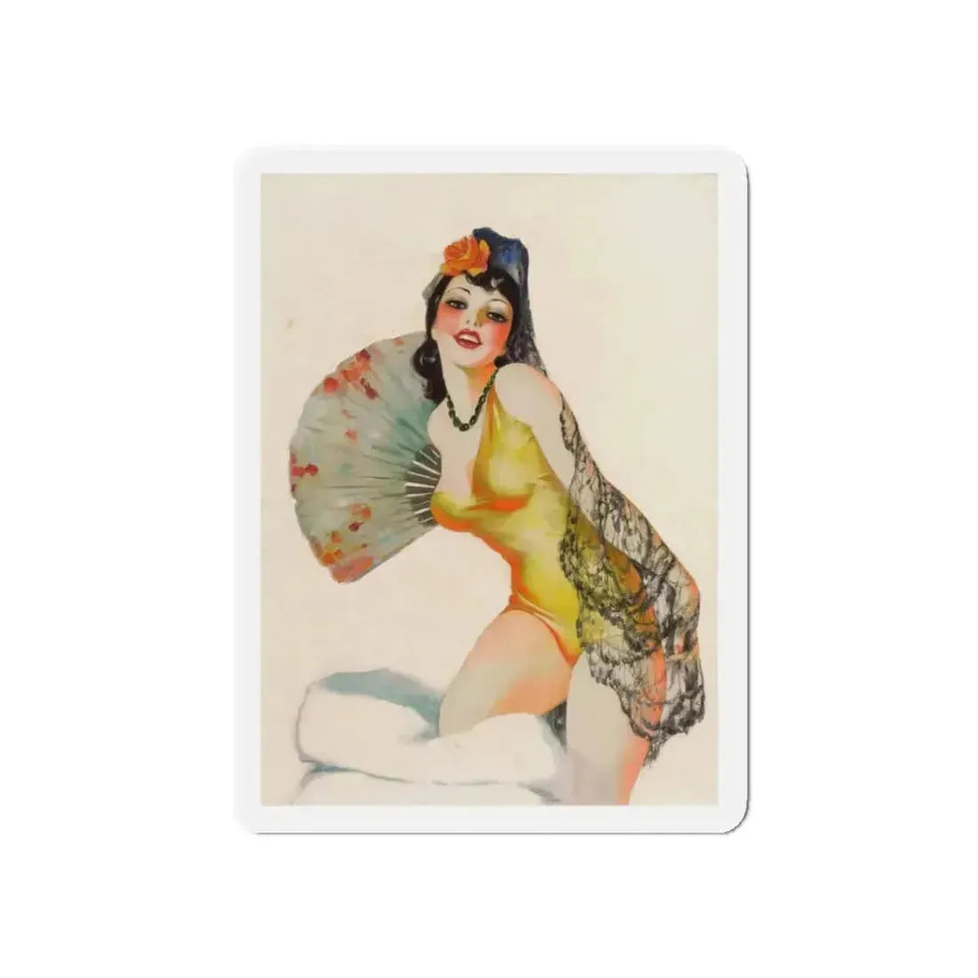 Fandang Oh! (Magazine Illustration) Refrigerator Magnet - The Sticker Space