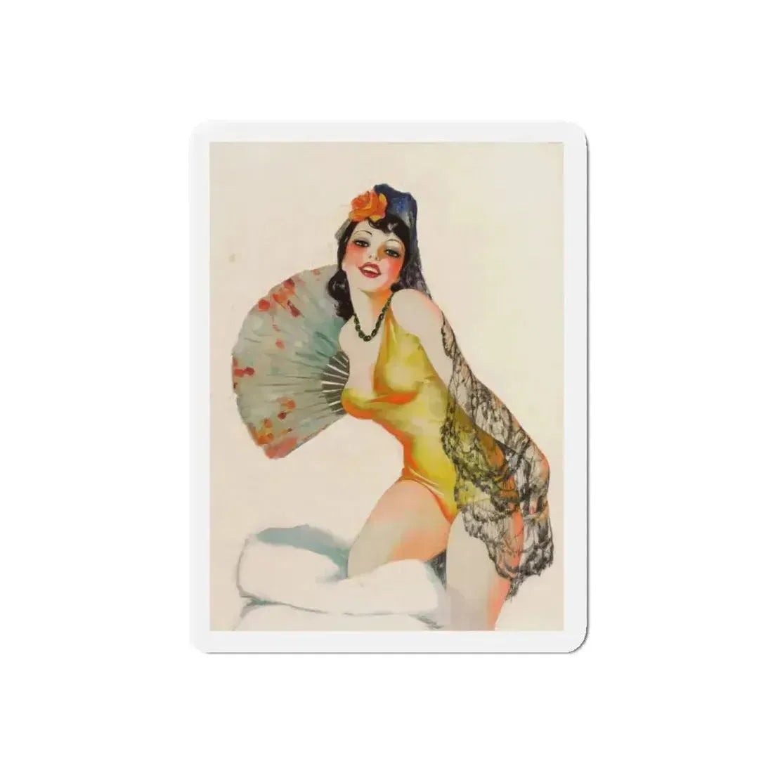 Fandang Oh! (Magazine Illustration) Refrigerator Magnet - The Sticker Space