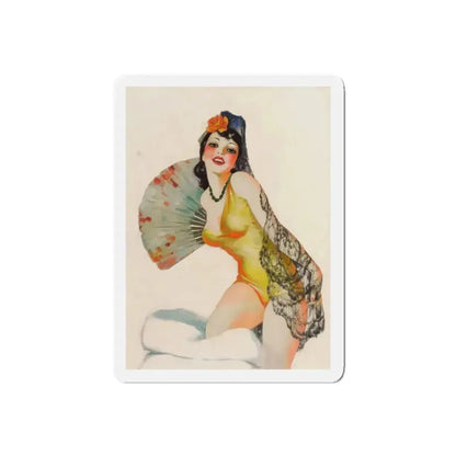 Fandang Oh! (Magazine Illustration) Refrigerator Magnet - The Sticker Space