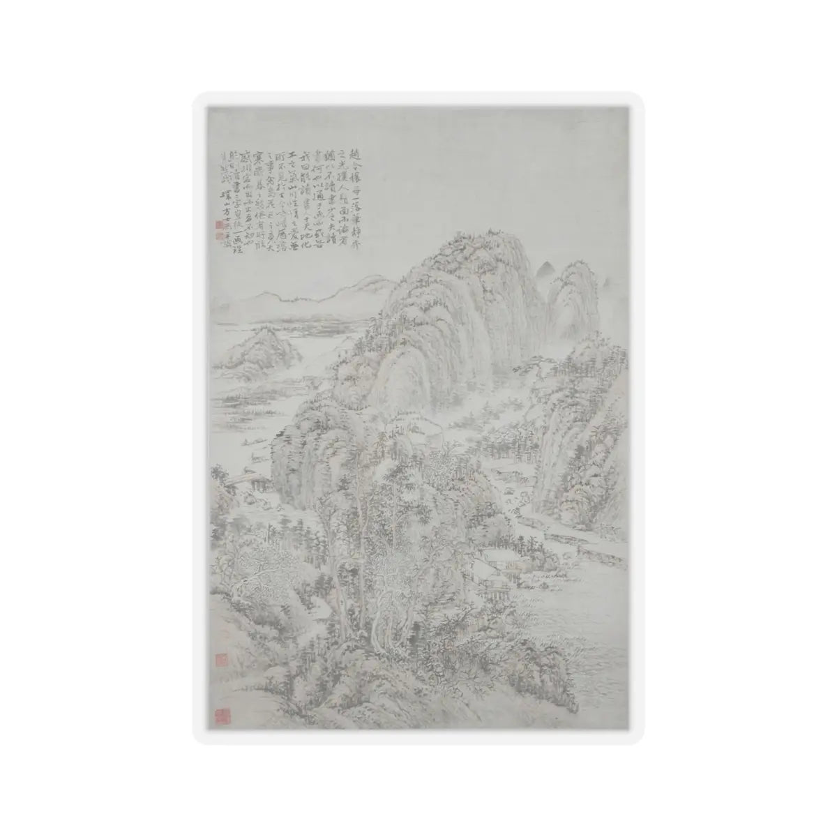 Fang Shishu - Landscape - unknown v1 - STICKER Vinyl Kiss-Cut Decal