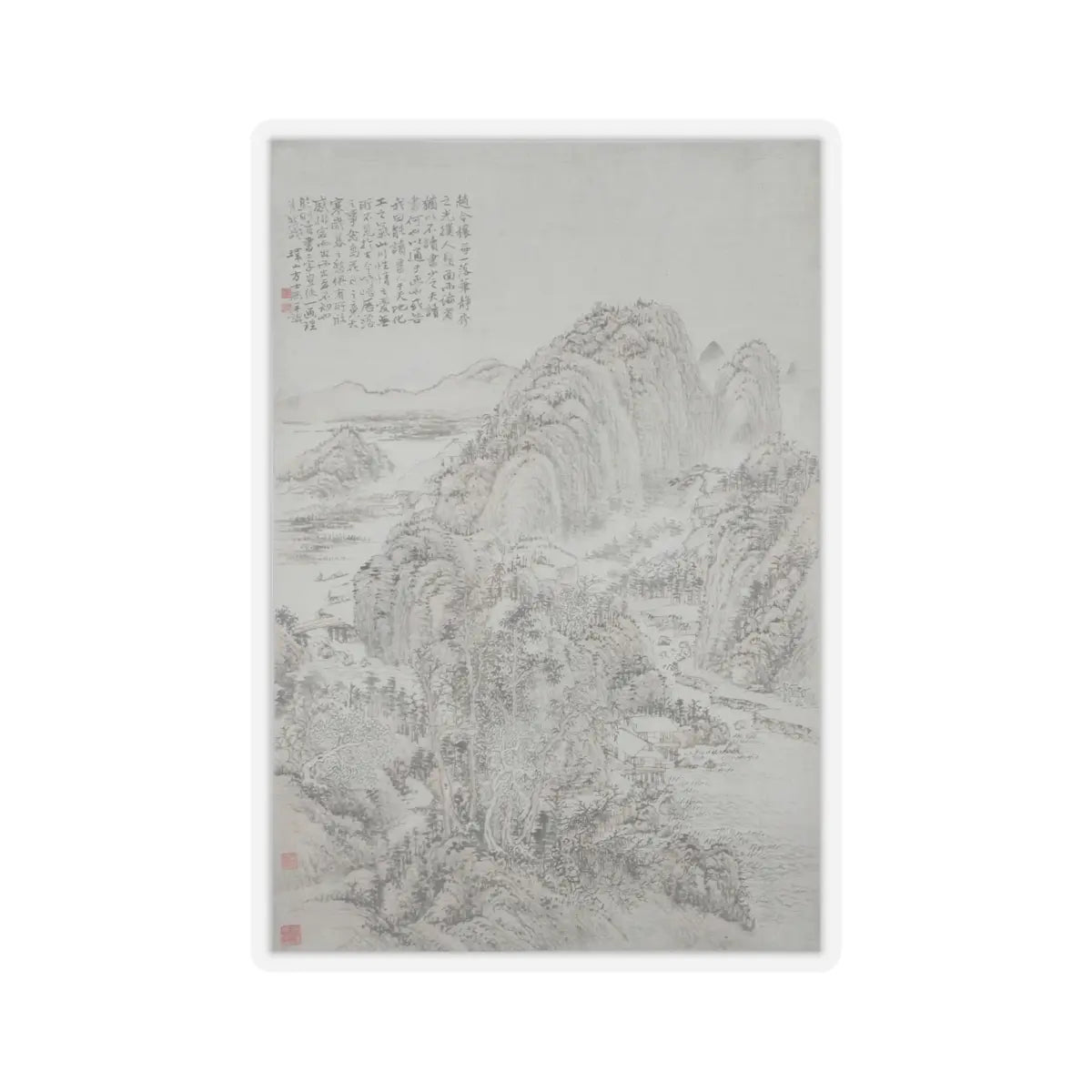 Fang Shishu - Landscape - unknown v1 - STICKER Vinyl Kiss-Cut Decal