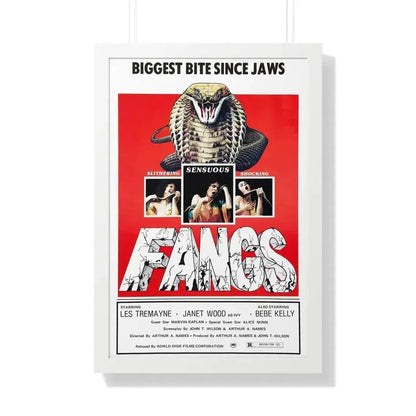 FANGS (SNAKES) 1974 - Framed Movie Poster - The Sticker Space
