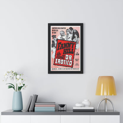 FANNY HILL MEETS DR.EROTICO 1967 - Framed Movie Poster-The Sticker Space