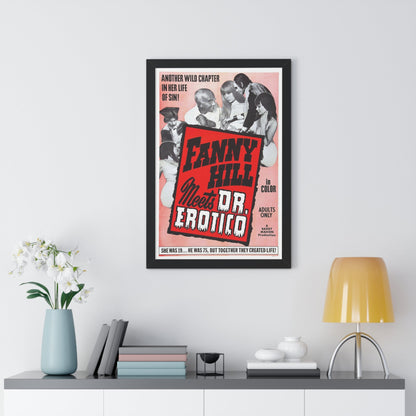 FANNY HILL MEETS DR.EROTICO 1967 - Framed Movie Poster-The Sticker Space