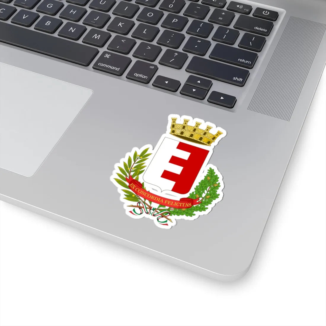 Fano-Stemma (Italy) (Coat of Arms) STICKER Vinyl Kiss-Cut Decal - The Sticker Space