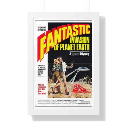 FANTASTIC INVASION OF PLANET EARTH (BUBBLE) 1966 - Framed Movie Poster-16″ x 24″-The Sticker Space