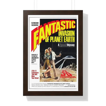 FANTASTIC INVASION OF PLANET EARTH (BUBBLE) 1966 - Framed Movie Poster - The Sticker Space