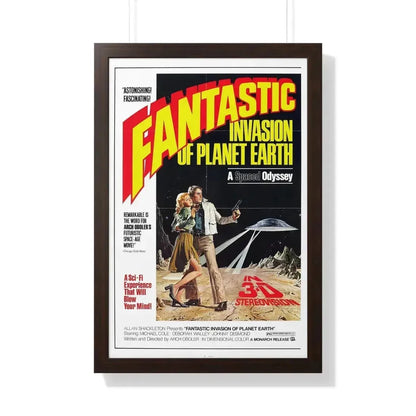 FANTASTIC INVASION OF PLANET EARTH (BUBBLE) 1966 - Framed Movie Poster - The Sticker Space