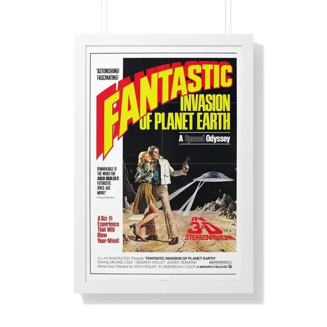 FANTASTIC INVASION OF PLANET EARTH (BUBBLE) 1966 - Framed Movie Poster - The Sticker Space