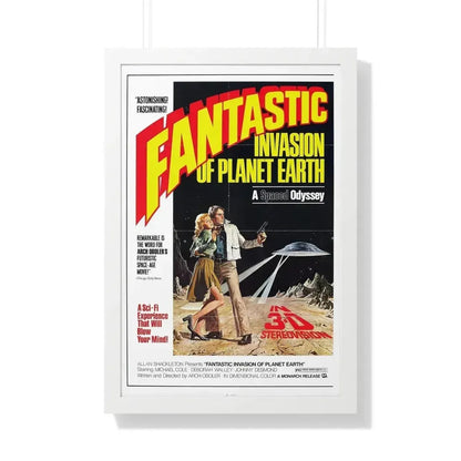 FANTASTIC INVASION OF PLANET EARTH (BUBBLE) 1966 - Framed Movie Poster - The Sticker Space
