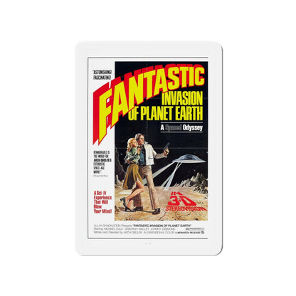 FANTASTIC INVASION OF PLANET EARTH (BUBBLE) 1966 Movie Poster - Die-Cut Magnet-4" x 4"-The Sticker Space