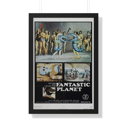 FANTASTIC PLANET 1973 - Framed Movie Poster 20" x 30" Black - The Sticker Space