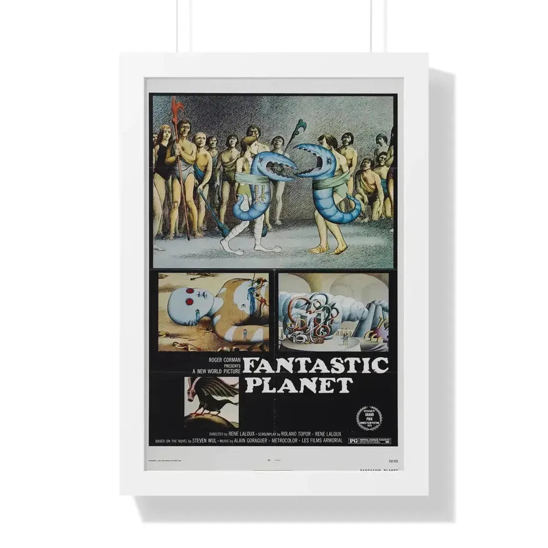 FANTASTIC PLANET 1973 - Framed Movie Poster - The Sticker Space