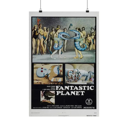 FANTASTIC PLANET 1973 - Paper Movie Poster 16″ x 24″ Matte - The Sticker Space