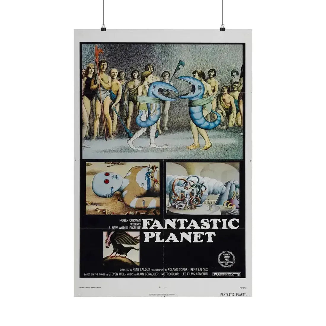 FANTASTIC PLANET 1973 - Paper Movie Poster 24″ x 36″ Matte - The Sticker Space