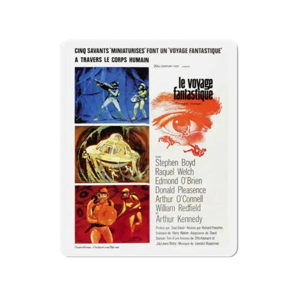 FANTASTIC VOYAGE 1966 Movie Poster - Refrigerator Magnet 2 Inch - The Sticker Space