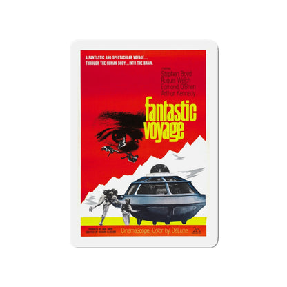 FANTASTIC VOYAGE (2) 1966 Movie Poster - Die-Cut Magnet-4" x 4"-The Sticker Space